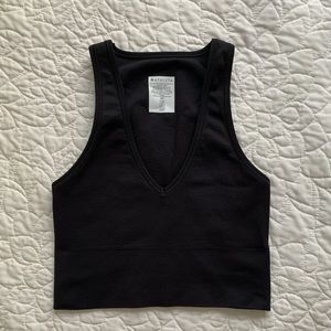 Athleta Aurora Seamless Cropped Rib Tank